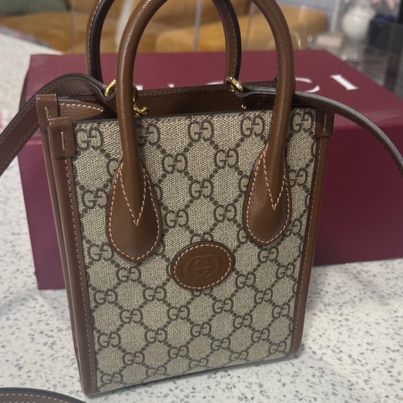 Gucci Mini Bag in Brown and Tan - Picture 1 of 1